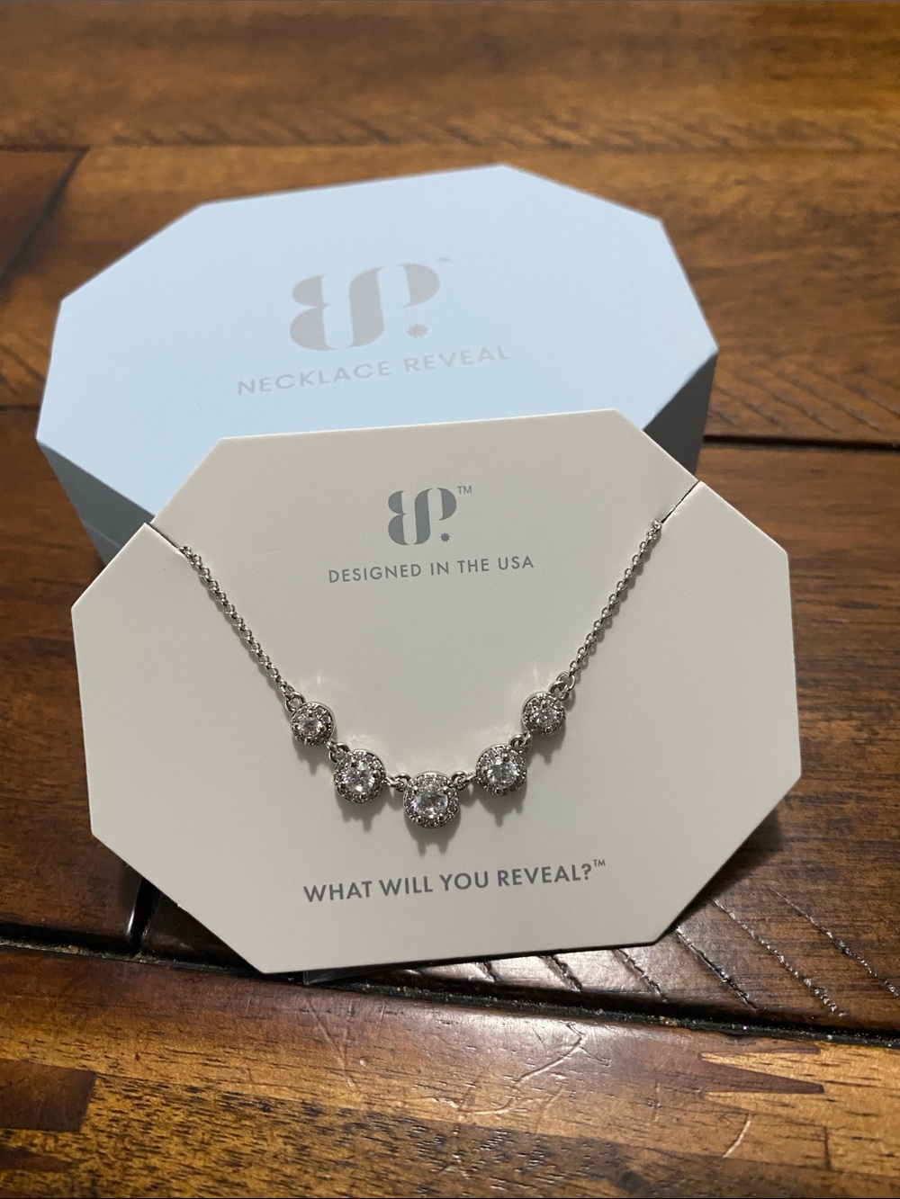 Bomb Party OG Originals Necklace - Diamond Cubic Zirconia - Rhodium Plating